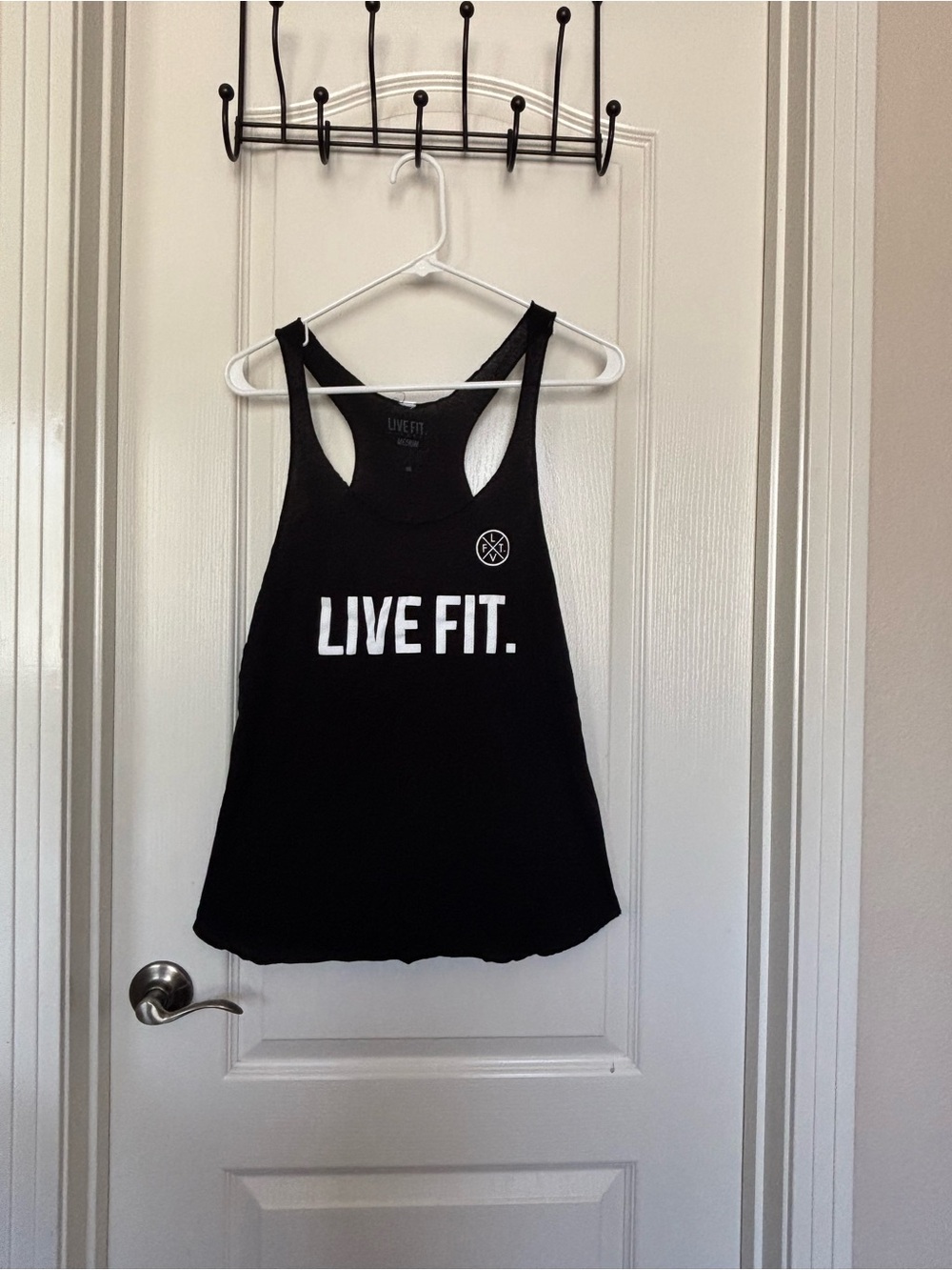 LIVE FIT. Women's Black Racerback Fitness Tank